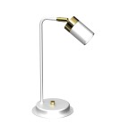 Milagro Lampka nocna JOKER WHITE/GOLD 1xGU10 MLP7536 Milagro Lampka nocna JOKER WHITE/GOLD 1xGU10 MLP7536