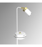 Milagro Lampka nocna JOKER WHITE/GOLD 1xGU10 MLP7536 Milagro Lampka nocna JOKER WHITE/GOLD 1xGU10 MLP7536
