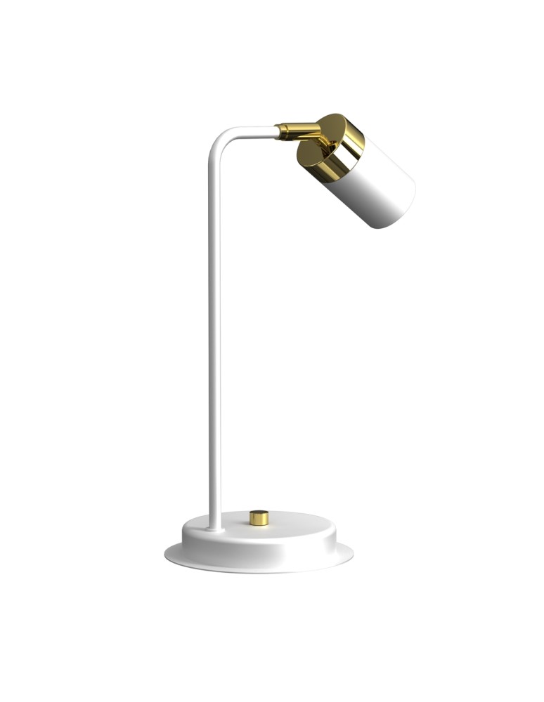 Milagro Lampka nocna JOKER WHITE/GOLD 1xGU10 MLP7536 Milagro Lampka nocna JOKER WHITE/GOLD 1xGU10 MLP7536