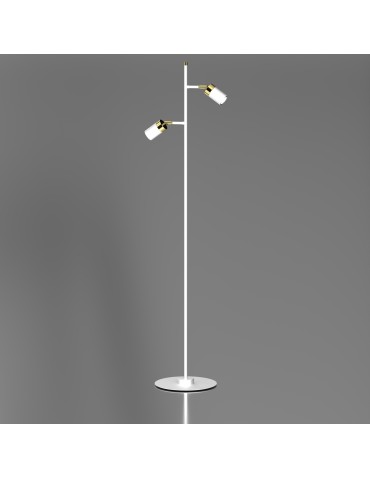 Milagro Lampa podłogowa JOKER WHITE/GOLD 1xGU10 MLP7537 - produkt 2