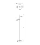 Lampy podłogowe regulowane - Milagro Lampa podłogowa JOKER WHITE/GOLD 1xGU10 MLP7537 - product 5