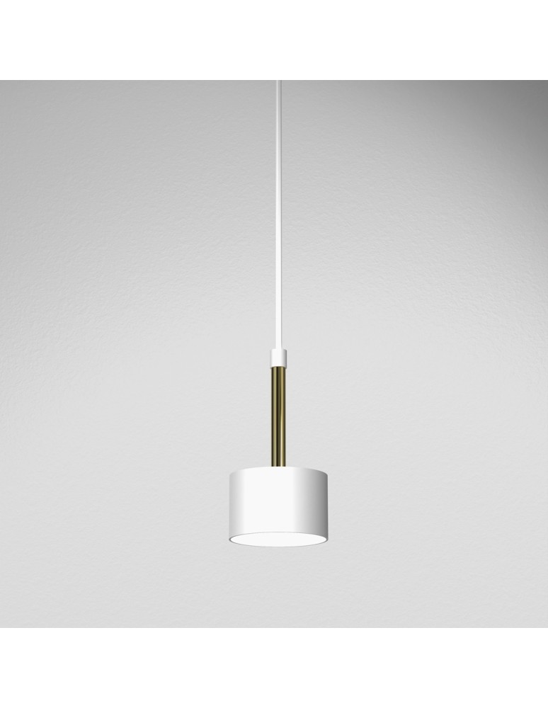 Milagro Lampa wisząca ARENA WHITE/GOLD 1xGX53 MLP7754 Milagro Lampa wisząca ARENA WHITE/GOLD 1xGX53 MLP7754