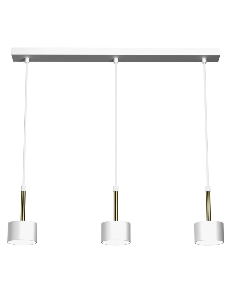 Milagro Lampa wisząca ARENA WHITE/GOLD 3xGX53 MLP7755 Milagro Lampa wisząca ARENA WHITE/GOLD 3xGX53 MLP7755