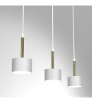 Milagro Lampa wisząca ARENA WHITE/GOLD 3xGX53 MLP7755 Milagro Lampa wisząca ARENA WHITE/GOLD 3xGX53 MLP7755