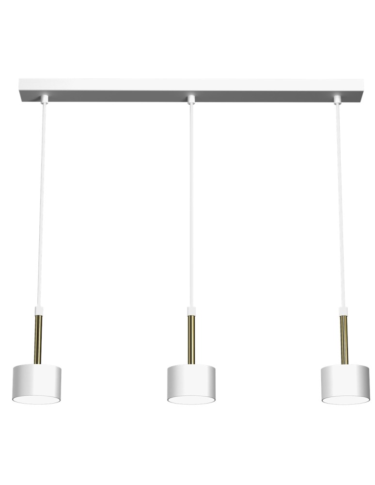 Milagro Lampa wisząca ARENA WHITE/GOLD 3xGX53 MLP7755 Milagro Lampa wisząca ARENA WHITE/GOLD 3xGX53 MLP7755