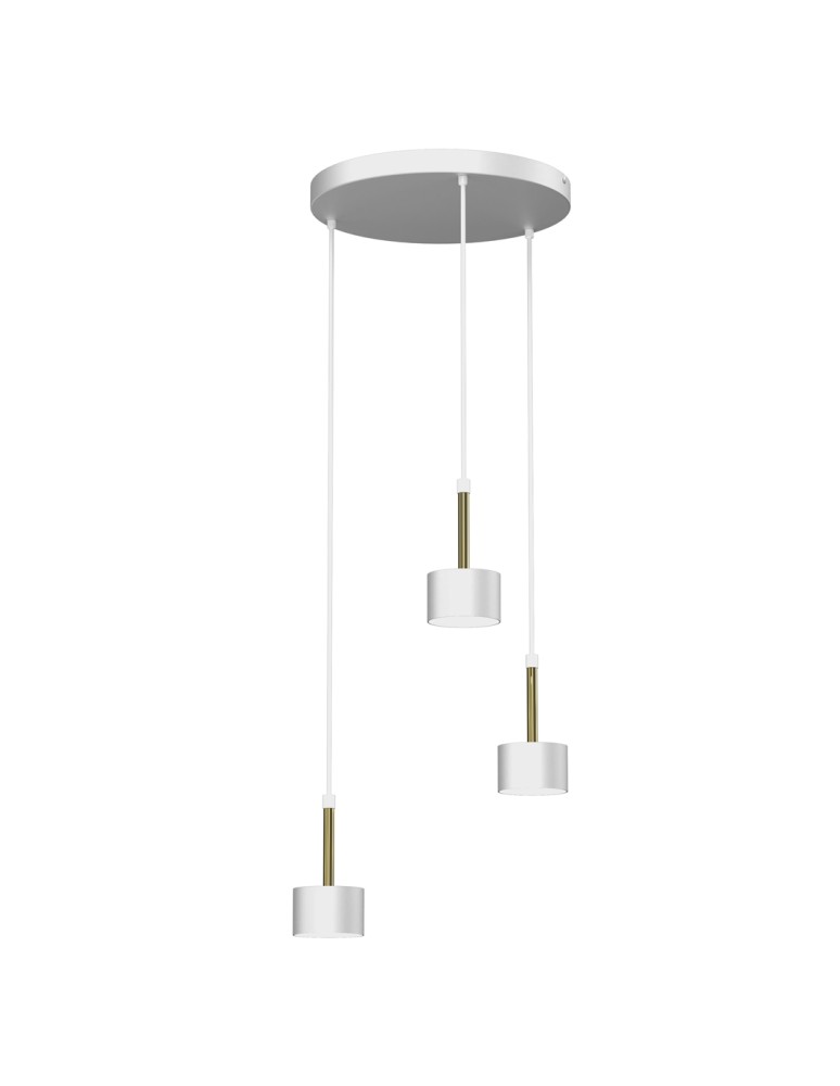 Milagro Lampa wisząca ARENA WHITE/GOLD 3xGX53 MLP7756 Milagro Lampa wisząca ARENA WHITE/GOLD 3xGX53 MLP7756
