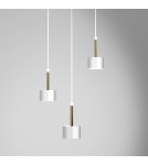 Milagro Lampa wisząca ARENA WHITE/GOLD 3xGX53 MLP7756 Milagro Lampa wisząca ARENA WHITE/GOLD 3xGX53 MLP7756