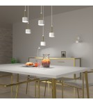 Milagro Lampa wisząca ARENA WHITE/GOLD 5xGX53 MLP7757 Milagro Lampa wisząca ARENA WHITE/GOLD 5xGX53 MLP7757