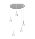 Milagro Lampa wisząca ARENA WHITE/GOLD 5xGX53 MLP7757 Milagro Lampa wisząca ARENA WHITE/GOLD 5xGX53 MLP7757