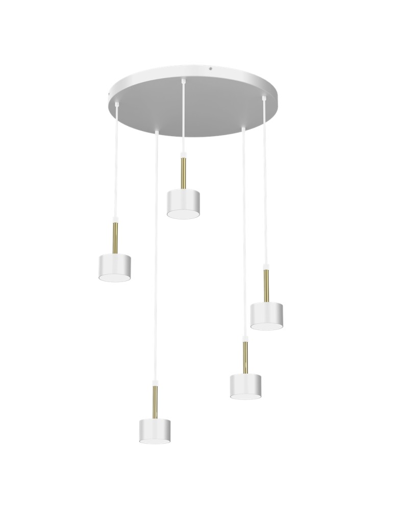 Milagro Lampa wisząca ARENA WHITE/GOLD 5xGX53 MLP7757 Milagro Lampa wisząca ARENA WHITE/GOLD 5xGX53 MLP7757