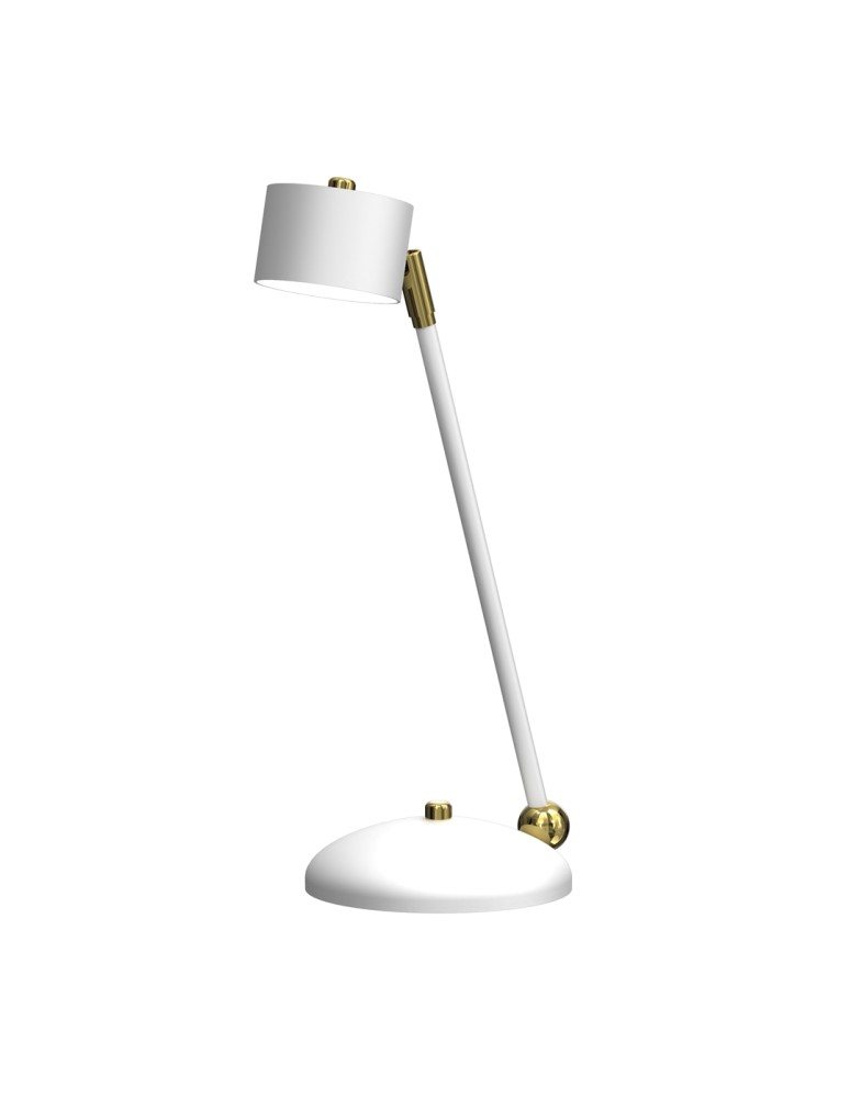 Milagro Lampka biurkowa ARENA WHITE/GOLD 1xGX53 MLP7758 Milagro Lampka biurkowa ARENA WHITE/GOLD 1xGX53 MLP7758
