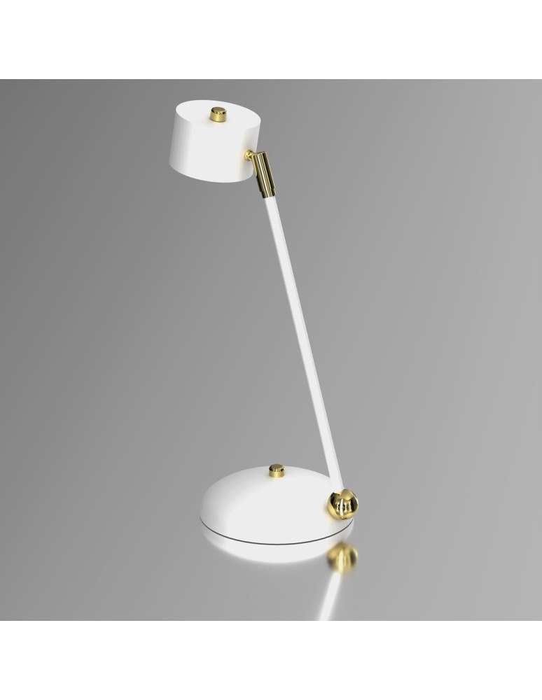 Milagro Lampka biurkowa ARENA WHITE/GOLD 1xGX53 MLP7758 Milagro Lampka biurkowa ARENA WHITE/GOLD 1xGX53 MLP7758