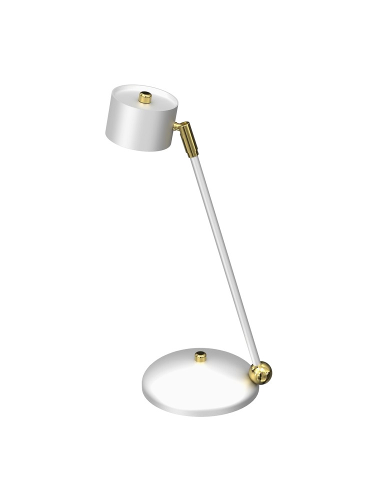 Milagro Lampka biurkowa ARENA WHITE/GOLD 1xGX53 MLP7758 Milagro Lampka biurkowa ARENA WHITE/GOLD 1xGX53 MLP7758