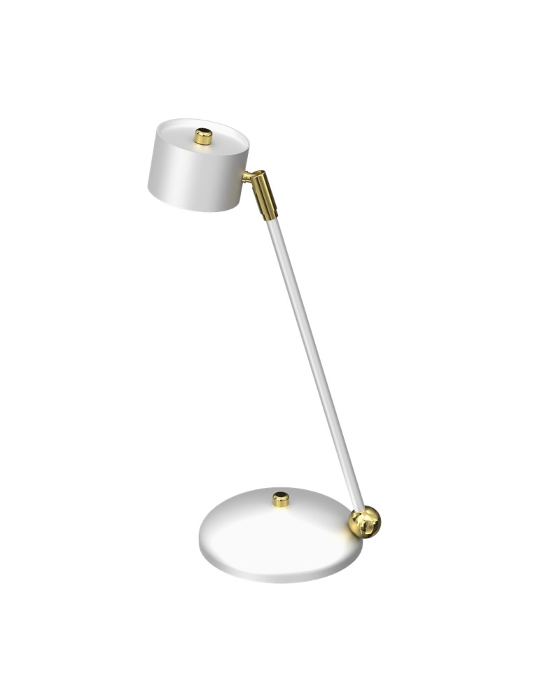 Milagro Lampka biurkowa ARENA WHITE/GOLD 1xGX53 MLP7758 Milagro Lampka biurkowa ARENA WHITE/GOLD 1xGX53 MLP7758