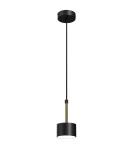 Lampy wiszące pojedyncze - Milagro Lampa wisząca ARENA BLACK/GOLD 1xGX53 MLP7760 - product 1