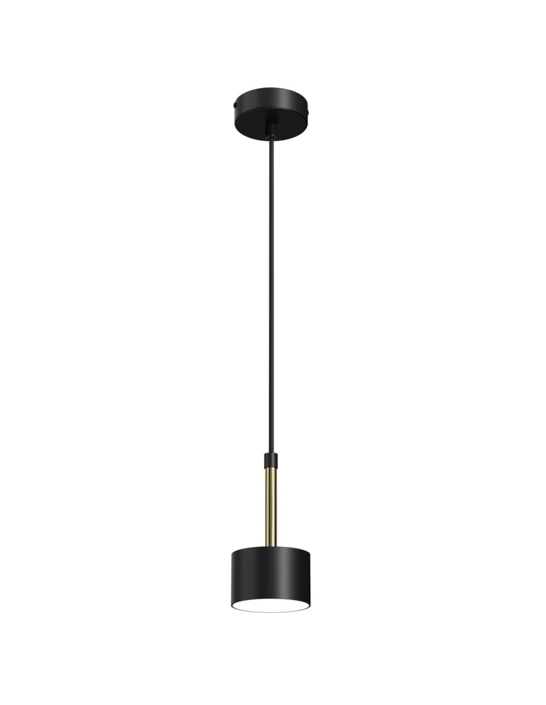 Milagro Lampa wisząca ARENA BLACK/GOLD 1xGX53 MLP7760