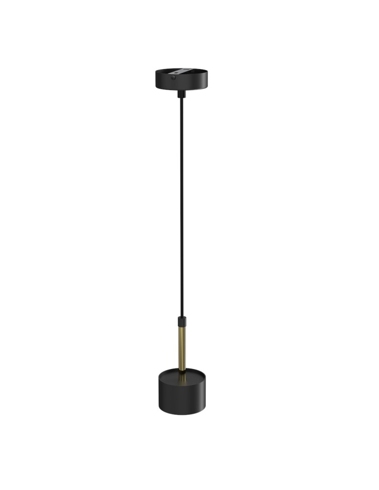 Milagro Lampa wisząca ARENA BLACK/GOLD 1xGX53 MLP7760