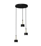 Milagro Lampa wisząca ARENA BLACK/GOLD 3xGX53 MLP7762 Milagro Lampa wisząca ARENA BLACK/GOLD 3xGX53 MLP7762