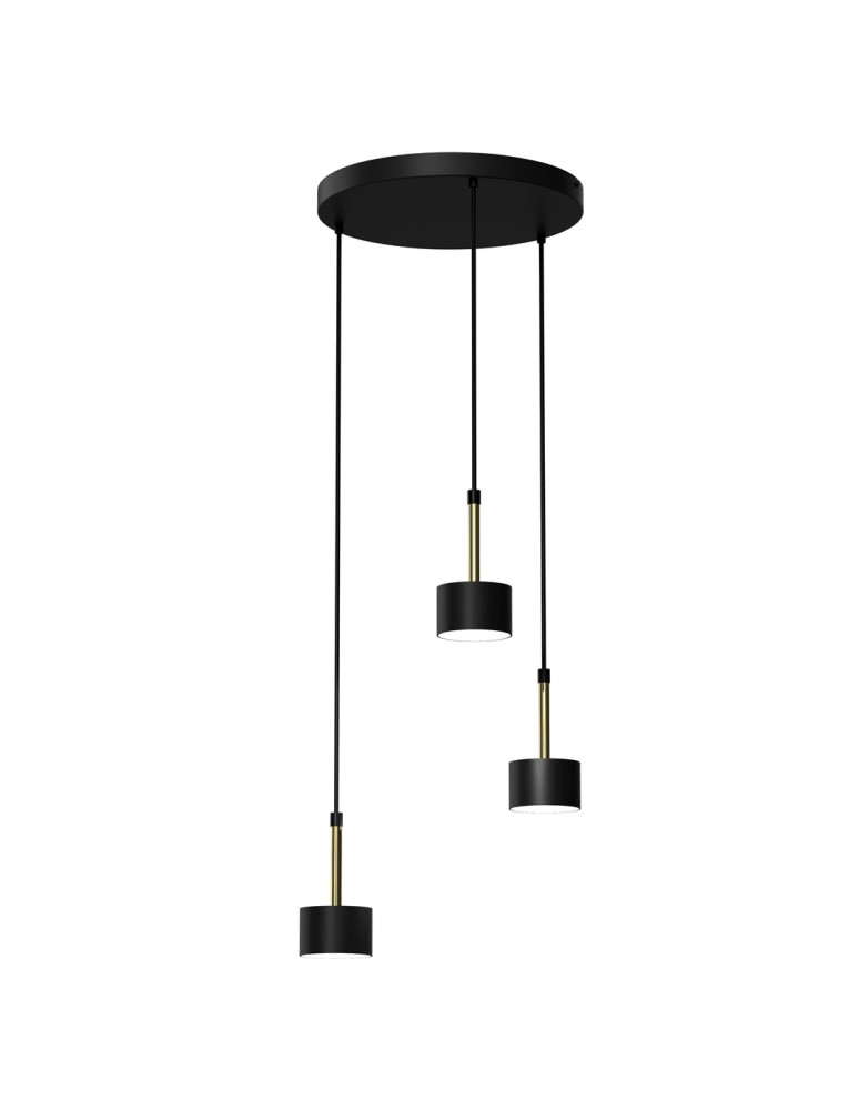 Milagro Lampa wisząca ARENA BLACK/GOLD 3xGX53 MLP7762 Milagro Lampa wisząca ARENA BLACK/GOLD 3xGX53 MLP7762