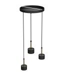 Milagro Lampa wisząca ARENA BLACK/GOLD 3xGX53 MLP7762 Milagro Lampa wisząca ARENA BLACK/GOLD 3xGX53 MLP7762