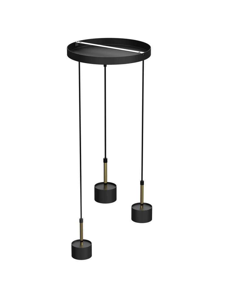 Milagro Lampa wisząca ARENA BLACK/GOLD 3xGX53 MLP7762 Milagro Lampa wisząca ARENA BLACK/GOLD 3xGX53 MLP7762