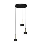 Milagro Lampa wisząca ARENA BLACK/GOLD 3xGX53 MLP7762 Milagro Lampa wisząca ARENA BLACK/GOLD 3xGX53 MLP7762