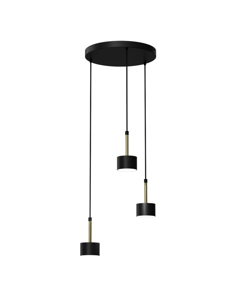 Milagro Lampa wisząca ARENA BLACK/GOLD 3xGX53 MLP7762 Milagro Lampa wisząca ARENA BLACK/GOLD 3xGX53 MLP7762