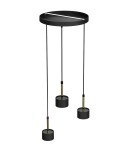 Milagro Lampa wisząca ARENA BLACK/GOLD 3xGX53 MLP7762 Milagro Lampa wisząca ARENA BLACK/GOLD 3xGX53 MLP7762