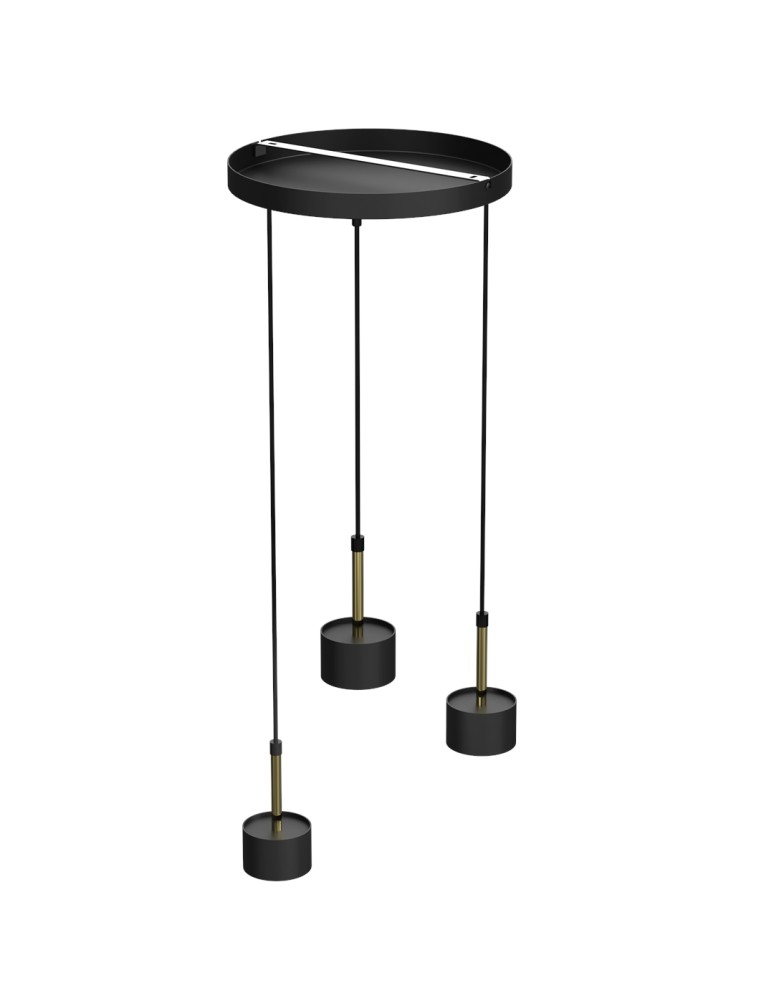 Milagro Lampa wisząca ARENA BLACK/GOLD 3xGX53 MLP7762 Milagro Lampa wisząca ARENA BLACK/GOLD 3xGX53 MLP7762
