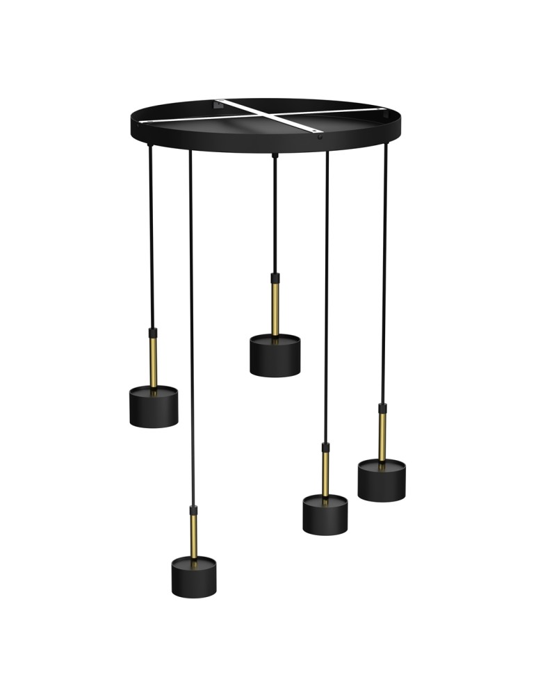 Milagro Lampa wisząca ARENA BLACK/GOLD 5xGX53 MLP7763 Milagro Lampa wisząca ARENA BLACK/GOLD 5xGX53 MLP7763