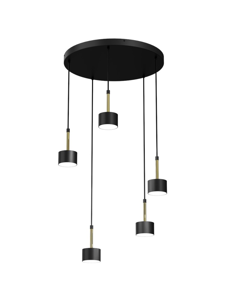 Milagro Lampa wisząca ARENA BLACK/GOLD 5xGX53 MLP7763 Milagro Lampa wisząca ARENA BLACK/GOLD 5xGX53 MLP7763