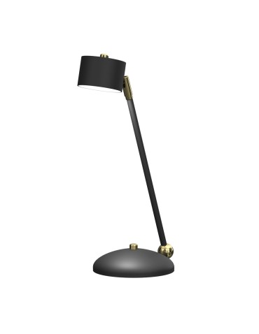 Milagro Lampka biurkowa ARENA BLACK/GOLD 1xGX53 MLP7764