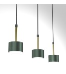 Milagro Lampa wisząca ARENA GREEN/GOLD 3xGX53 MLP7767 Milagro Lampa wisząca ARENA GREEN/GOLD 3xGX53 MLP7767