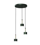 Milagro Lampa wisząca ARENA GREEN/GOLD 3xGX53 MLP7768 Milagro Lampa wisząca ARENA GREEN/GOLD 3xGX53 MLP7768
