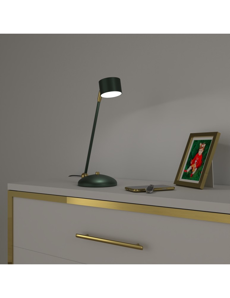 Milagro Lampka biurkowa ARENA GREEN/GOLD 1xGX53 MLP7770 Milagro Lampka biurkowa ARENA GREEN/GOLD 1xGX53 MLP7770