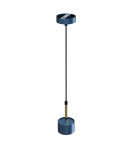 Milagro Lampa wisząca ARENA BLUE/GOLD 1xGX53 MLP7772 Milagro Lampa wisząca ARENA BLUE/GOLD 1xGX53 MLP7772