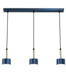 Lampy wiszące niebieskie - Milagro Lampa wisząca ARENA BLUE/GOLD 3xGX53 MLP7773 - product 6