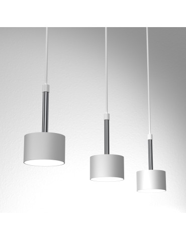Milagro Lampa wisząca ARENA WHITE/SILVER 3xGX53 MLP7779 - produkt 2