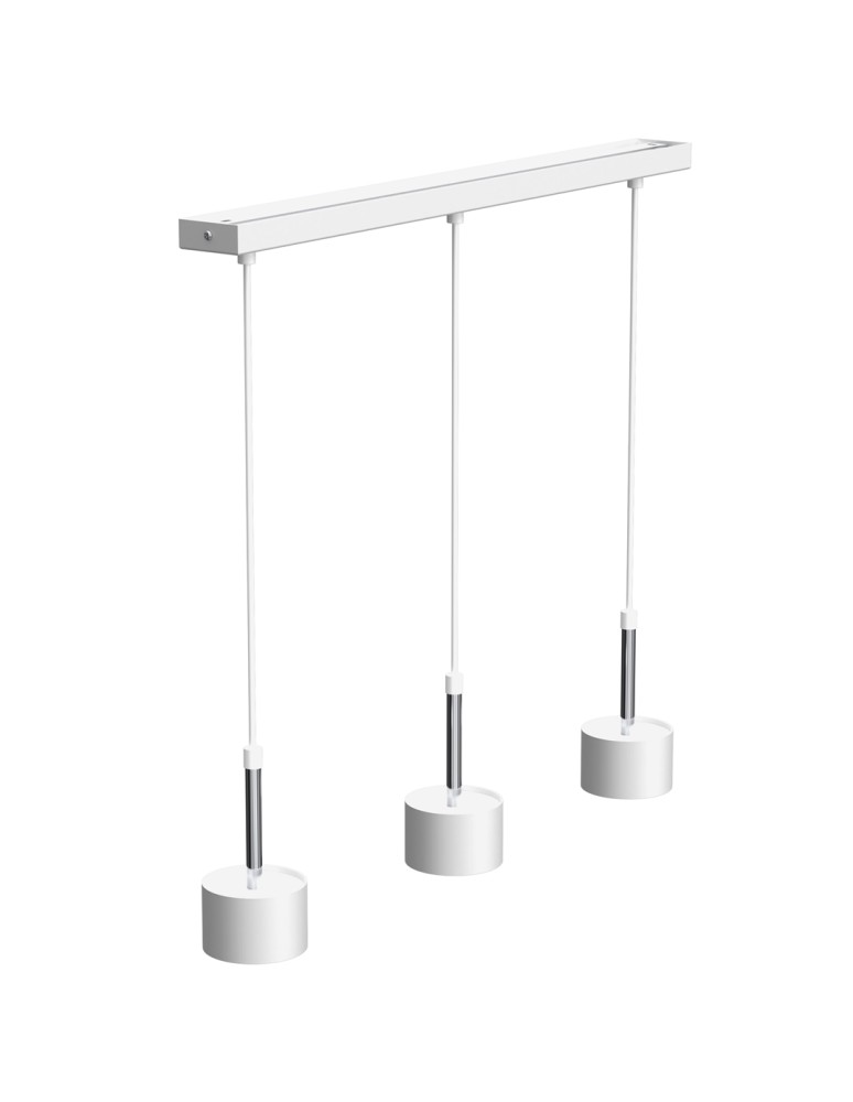 Milagro Lampa wisząca ARENA WHITE/SILVER 3xGX53 MLP7779 Milagro Lampa wisząca ARENA WHITE/SILVER 3xGX53 MLP7779
