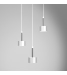 Milagro Lampa wisząca ARENA WHITE/SILVER 3xGX53 MLP7780 Milagro Lampa wisząca ARENA WHITE/SILVER 3xGX53 MLP7780