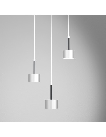 Milagro Lampa wisząca ARENA WHITE/SILVER 3xGX53 MLP7780 - produkt 2