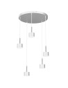 Milagro Lampa wisząca ARENA WHITE/SILVER 5xGX53 MLP7781 Milagro Lampa wisząca ARENA WHITE/SILVER 5xGX53 MLP7781
