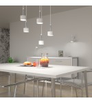 Milagro Lampa wisząca ARENA WHITE/SILVER 5xGX53 MLP7781 Milagro Lampa wisząca ARENA WHITE/SILVER 5xGX53 MLP7781
