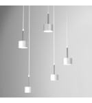 Milagro Lampa wisząca ARENA WHITE/SILVER 5xGX53 MLP7781 Milagro Lampa wisząca ARENA WHITE/SILVER 5xGX53 MLP7781