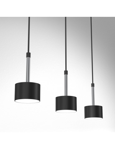 Milagro Lampa wisząca ARENA BLACK/SILVER 3xGX53 MLP7785 - produkt 2