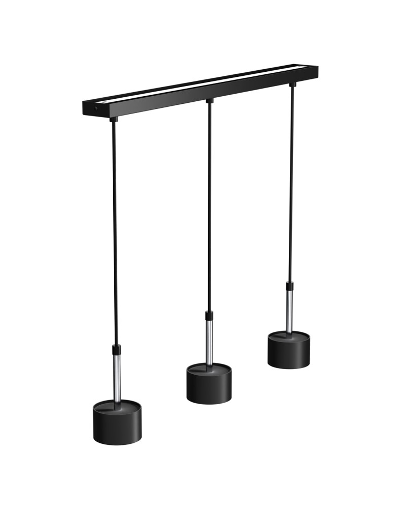 Milagro Lampa wisząca ARENA BLACK/SILVER 3xGX53 MLP7785 Milagro Lampa wisząca ARENA BLACK/SILVER 3xGX53 MLP7785