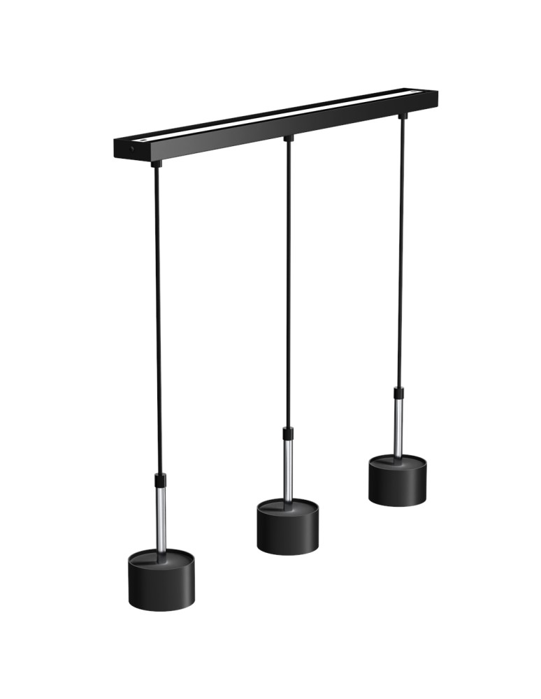 Milagro Lampa wisząca ARENA BLACK/SILVER 3xGX53 MLP7785 Milagro Lampa wisząca ARENA BLACK/SILVER 3xGX53 MLP7785