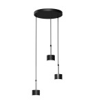Milagro Lampa wisząca ARENA BLACK/SILVER 3xGX53 MLP7786 Milagro Lampa wisząca ARENA BLACK/SILVER 3xGX53 MLP7786