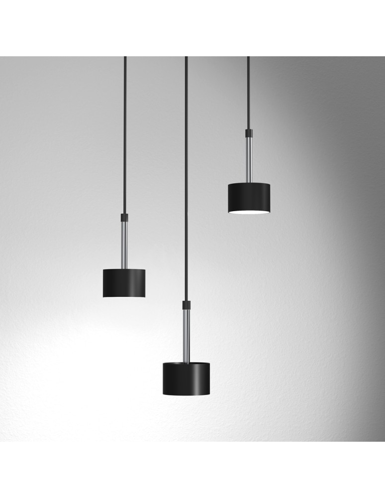 Milagro Lampa wisząca ARENA BLACK/SILVER 3xGX53 MLP7786 Milagro Lampa wisząca ARENA BLACK/SILVER 3xGX53 MLP7786