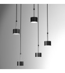 Milagro Lampa wisząca ARENA BLACK/SILVER 5xGX53 MLP7787 Milagro Lampa wisząca ARENA BLACK/SILVER 5xGX53 MLP7787